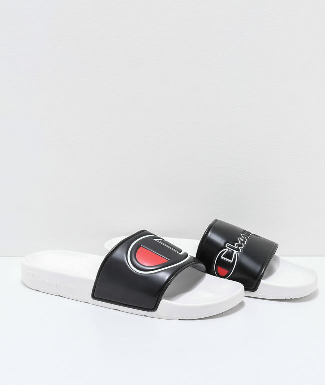 champion flip flops white